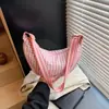 Bolso de Hombro Casual de Moda para Mujer 2025 Nuevo Versátil Bolso Cruzado Bolso de Hombro de Nailon a Cuadros Gran Capacidad Bolso Dumpling