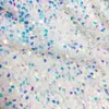 Em estoque 50 Cores 5mm Tecido Fleece Elástico Lantejoula Vestido de Cocktail Material para Sapato Adorno de Cabeça Roupa Infantil Tecido Bordado com Contas
