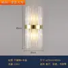 Lámpara de Pared de Cristal de Acero Inoxidable Lámpara de Mesita de Noche para Dormitorio Color Cromo Plateado Atenuación de Tres Colores Incluye Fuente de Luz GLED - Estilo V Bauhaus Hierro