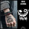 Adesivos de Tatuagem Palhaço Sombrio Rosto de Fantasma Rosto Sorridente Tatuagem Estilo Ins Impermeável Longa Duração Braço Pescoço Tatuagem Artificial Popular