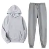 Sudadera con capucha Conjunto de sudaderas Sudadera informal holgada Pantalones deportivos Versátil Conjunto de dos piezas Sudadera con capucha y pantalones
