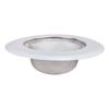 Coladera de Piso de Acero Inoxidable Perforada Borde Ancho Cocina Baño Fregadero Filtro Anti-Olor Anti-Obstrucción Fregadero para Lavar Trastes