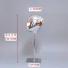 Cabezas de Maniquí Electroplateadas para Hombres, Mujeres y Niños, Maniquíes de Cabeza Dorados y Plateados para Escaparates de Tiendas de Ropa, Cabezas de Maniquí para Sombreros, Soportes para Pelucas