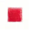 Compresa Caliente y Fría Reutilizable Redonda de Bolitas de Gel, Bolsa de Hielo de PVC Terciopelo para Compresa Caliente/Fría