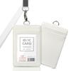 Credencial de Empleado, Portatarjeta de Identificación, Personalización de Lanyard, Estuche de Cuero para Credencial de Trabajo, Tarjeta de Comida para Control de Acceso, Credencial de Trabajo, Portatarjetas de PU, Permiso de Trabajo