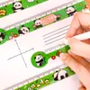 Lindo Marcador de Panda Regla Estudiante Dibujo Animado Regla de Escala de Alto Valor Suministros de Papelería de Aprendizaje Regla Premio