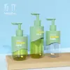 Botella de loción de espuma simple para lavar y proteger de 200 ml 250 ml Botella tipo dispensador de hombro para gel de ducha y lavado de manos de 300 ml