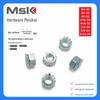 Forneça porcas dentadas hexagonais americanas de aço inoxidável de alto padrão com qualidade superior 10 # -32