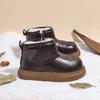 Botas de Nieve para Mujer con Forro de Felpa y Zapatos de Algodón Engrosados para Invierno 2025, Nuevos Zapatos Cálidos de Algodón para Nieve para Mujer, Mocasines de Nieve
