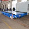 Cable de remolque de pintura calada a través de coche a horcajadas cuesta arriba con tambor coche de transferencia eléctrico plataforma de vía móvil eléctrica