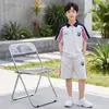 Traje de Verano de Manga Corta para Niños, Camisa Polo Guapo para Niño, Ropa Infantil Estilo Nuevo 2026, Ropa Deportiva Casual