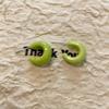 Pendientes de Color Caramelo con Letra Dopamina en Forma de C para Mujer Simples de Celebridad de Internet Combinan con Todo Lujo Ligero Diseño de Nicho Pendientes Elegantes para Mujer