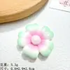 Pequena Flor Colorida Fresca de Cinco Pétalas Pequena Flor Grampo de Cabelo Acessórios de Cabelo Acessórios de Resina Flor Artesanal DIY Clipe de Bico de Pato Joias