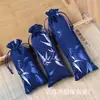 Bolsa de pente com cordão bolsa de joias em brocado embalagem de armazenamento de pente bolsa de presente bolsa de nylon com cordão atacado