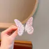 Novo Grampo de Cabelo Borboleta Infantil Antigo Inteligente Borboleta Móvel Acessórios de Cabelo Clip Lateral Fofo Super Fada