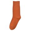 Meias de algodão mercerizado para primavera e outono, meias femininas de cor sólida, absorventes de suor, resistentes a odores, anti-pilling, feitas à mão, sem osso, costura, alongadas, meias de cano médio