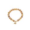 Un Ciervo Plata Esterlina S925 Chapado en Oro Cristal Torre Amarilla Calabaza Hueca Monedas Abalorios Moda Estilo Chino Pulsera Pulsera
