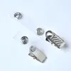 Clipe para Permissão de Trabalho Clipe de Sarja Clipe para Certificado Clipe de Marca de Metal Clipe para Crachá no Peito Clipe de Marca de Fábrica Fivela de Identificação Emblema de Metal