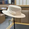 Chapéu Feminino Plano com Laço Estilo Francês, Chapéu de Feltro de Lã Retrô Britânico de Inverno, Chapéu Jazz de Lã Versátil e Fashion