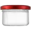 Botella de vidrio directa de fábrica botella de nido fresco guisado 150ml mermelada de caviar botella de pegamento floral frasco sellado con tapa boca grande