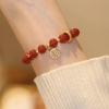 Joyas Recomendadas: Aniversario 26 Nuevo ModeloVibras de PrimaveraPulsera de Ágata Roja Calcedonia, Diseño de Nicho Vintage