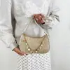 Bolso Nuevo de Verano 2026 para Mujer, Bolso de Axila Tejido de Paja de Moda de Nicho Nuevo, Bolso Cruzado Ligero de Hombro Único para Mujer