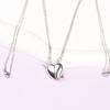 Atacado de fábrica colar magnético de arco e flecha furando coração corrente de aço inoxidável galvanoplastia multicolorida par de casal