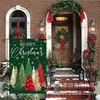 Navidad Transfronteriza Más Vendido Árbol de Navidad Elfo Festividad Decoración de Patio Bandera de Jardín Bandera de Lino Doble Cara Personalización