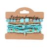 Pulsera Europea y Americana Bohemia Hecha a Mano Mix and Match Cuentas de Arroz Multicapa para Mujer Pulsera de Cuentas Joyería Joyería Transfronteriza