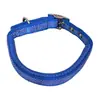 Collar para mascotas acolchado de espuma de stock de fábrica, collar para perros de malla transpirable con lunares, collar universal para perros grandes y pequeños