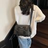 Bolso Cruzado Estilo Ropa de Trabajo de Gran Capacidad Casual de Comercio Exterior 2025 Nueva Moda Bolso Pequeño Versátil Correa Ancha para el Hombro Bolso de Hombro