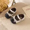 Zapatos Nuevos de Rendimiento para Niñas Primavera y Otoño, Zapatos de Baile, Zapatos Mary Jane, Zapatos de Piel Rojos, Zapatos Versátiles de Suela Blanda para Niños Mayores