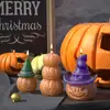 Vela de aromaterapia hecha a mano para bricolaje herramienta de lijado de epoxi sombrero mágico de Halloween cabeza de calabaza de tres piezas desmoldeo fácil molde de silicona