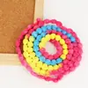 Suministro directo de fábrica en stock cuerda de linterna de color teñido por segmentos de 1 cm bola de pelo de linterna ropa cordón de zapato encaje