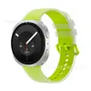 Nova pulseira oficial de silicone gelatina compatível para Samsung Watch9, pulseira de reposição universal para Samsung Watch8/9