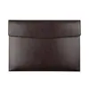 Bolsa para archivos A4 de cuero bolsa para archivos de contrato gran capacidad bolsa de almacenamiento de datos para exámenes de estudiantes bolsa maletín de negocios