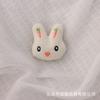 Broche de Conejo de Peluche de Dibujos Animados Colección de Animales Pin de Pollo Decoración de Bolsa de Cerdo Zanahoria Insignia Accesorios
