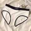 Moda Deportiva Estilo Frío Simple ins Tendencia Simple Ropa Interior de Seda de Hielo para Niñas Bragas de Cintura Media para Mujeres Japonesas