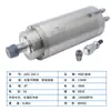 Motor HQD Refrigerado por Agua 3.0Kw Motor Hanqi 100*250 Tres Rodamientos Máquina de Grabado para Carpintería Husillo Eléctrico Frontal