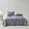 Conjunto de Quatro Peças de Colcha de Verão Fresca de Algodão Tencel Cor Sólida Soja Nova Colcha Fresca para Ar Condicionado Colcha de Verão Lavável à Máquina Colcha Fina Atacado