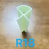 Molde de forro de arco tira de relleno de esquina de cuarto de vuelta línea de acabado de plástico sin pintura para toda la casa instalación rápida