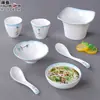 Tigela Pequena de Porcelana Imitação Tigela de Sopa melamina Loja de Hot Pot Especial Celebridade da Internet Restaurante Tigela Restaurante Hotel Louça Tigela Alta