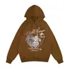 Sudaderas de Estilo Americano Personalizadas de Moda para Comercio Transfronterizo en Europa y América, Chaquetas Pulóver con Diseños y Patrones Personalizados, Sudaderas con Capucha con Patronaje