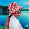 Mascarilla de protección solar integrada, con estampado facial, resistente al viento, para ciclismo al aire libre, transpirable, para recoger té, primavera de 2024