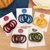 Set de Diademas Elásticas de Colores para Niñas Otoño e Invierno Sujetadores de Cola de Caballo Diademas Básicas Estilo Coreano Bandas Elásticas Accesorios para el Cabello