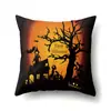 Funda de almohada de Halloween TC603 almohada lumbar de coche funda de cojín de calabaza para sofá funda de almohada para oficina hogar sala de estar