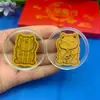Pegatinas para Teléfono Móvil de Princesa con Lámina Dorada de Riqueza y Tesoro, Por Favor Hazte Rico, Asuntos de Dinero, Buen Caqui, Regalos