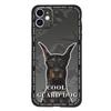 Adecuado para iPhone Funda Suave Roja Hombres y Mujeres Dibujos Animados Mujeres Lindo A Prueba de Polvo Tendencia Color Sólido Texto Divertido