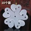 Clip sujetador de globos, clip de una capa con forma de flor de ciruelo para bodas, celebraciones de cumpleaños y decoración de lugares de boda