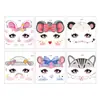 Pegatinas de Tatuaje de Dibujos Animados de Nuevo Color Transfronterizas Pegatinas Faciales de Animales para Niños Pegatinas de Tatuaje Temporales para Actuaciones Festivas